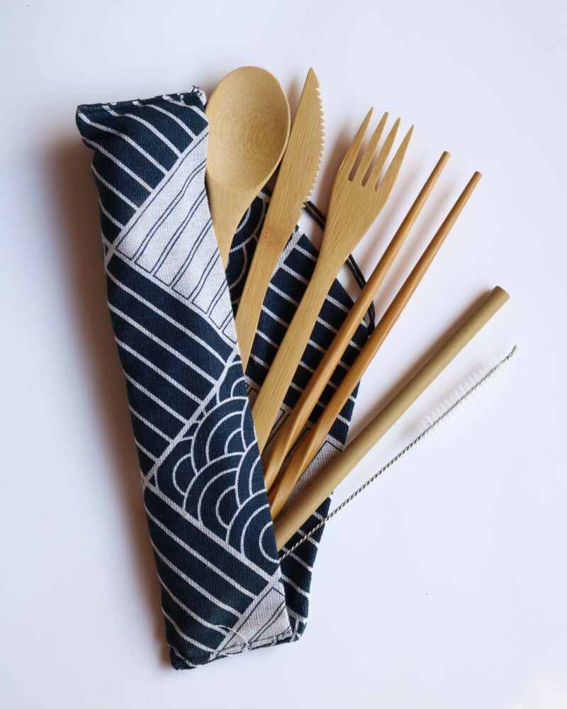 Reusable Bamboo Cutlery Set